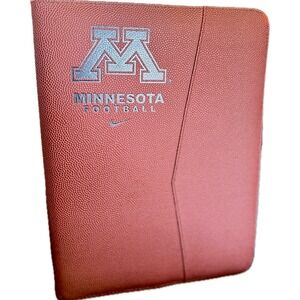 Nike Minnesota Golden Gophers Football Pebbled Leather Portfolio Folder